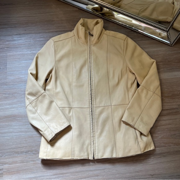 Marc New York by Andrew Marc Leather Jacket – Size Small tan - Picture 3 of 12
